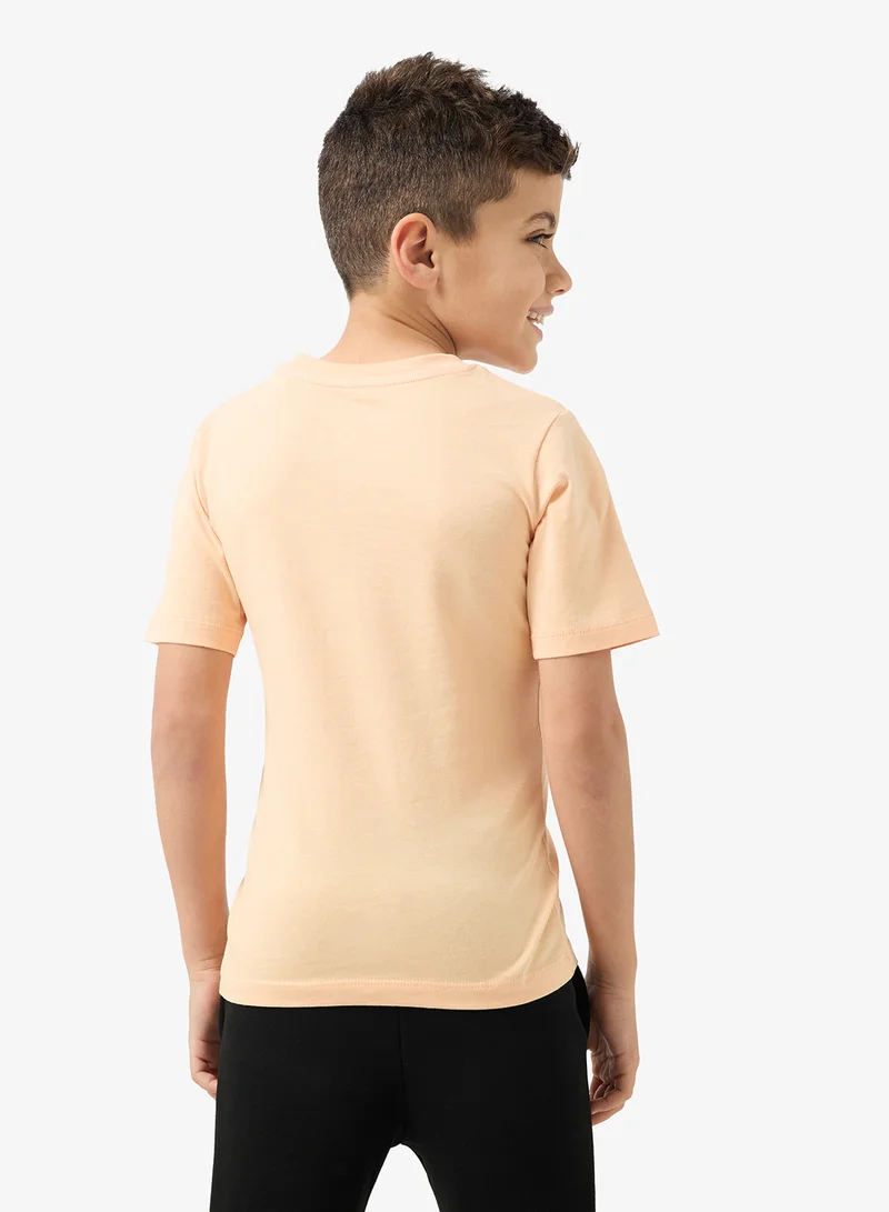 جاك وجونز جونيور تيشيرت جيلوجو برقبة دائرية للأطفال